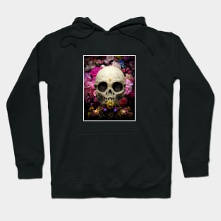 cranium flowers Hoodie